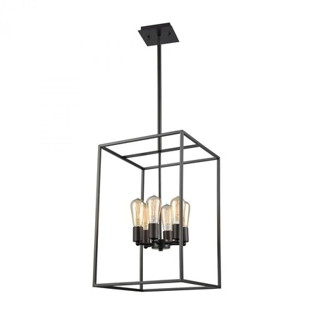 Thomas Williamsport 6-Light Chandelier in in Oil Rubbed Bronze CN15861